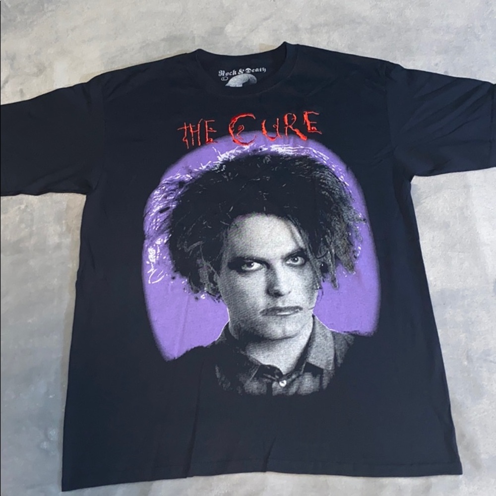 THE CURE T-SHIRT - Rare Embroidered Logo
